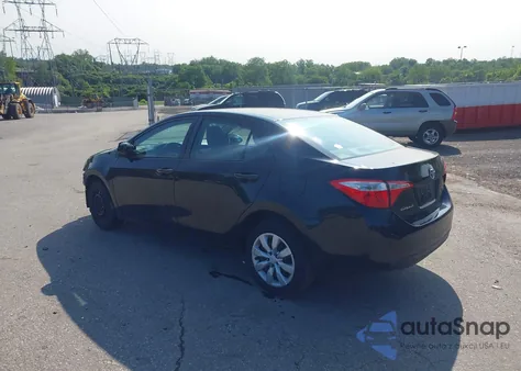 2016 Toyota Corolla L/Le/Le Pls/Prm/S/S Pls из США, поврежденный, VIN 2T1BURHE6GC667589